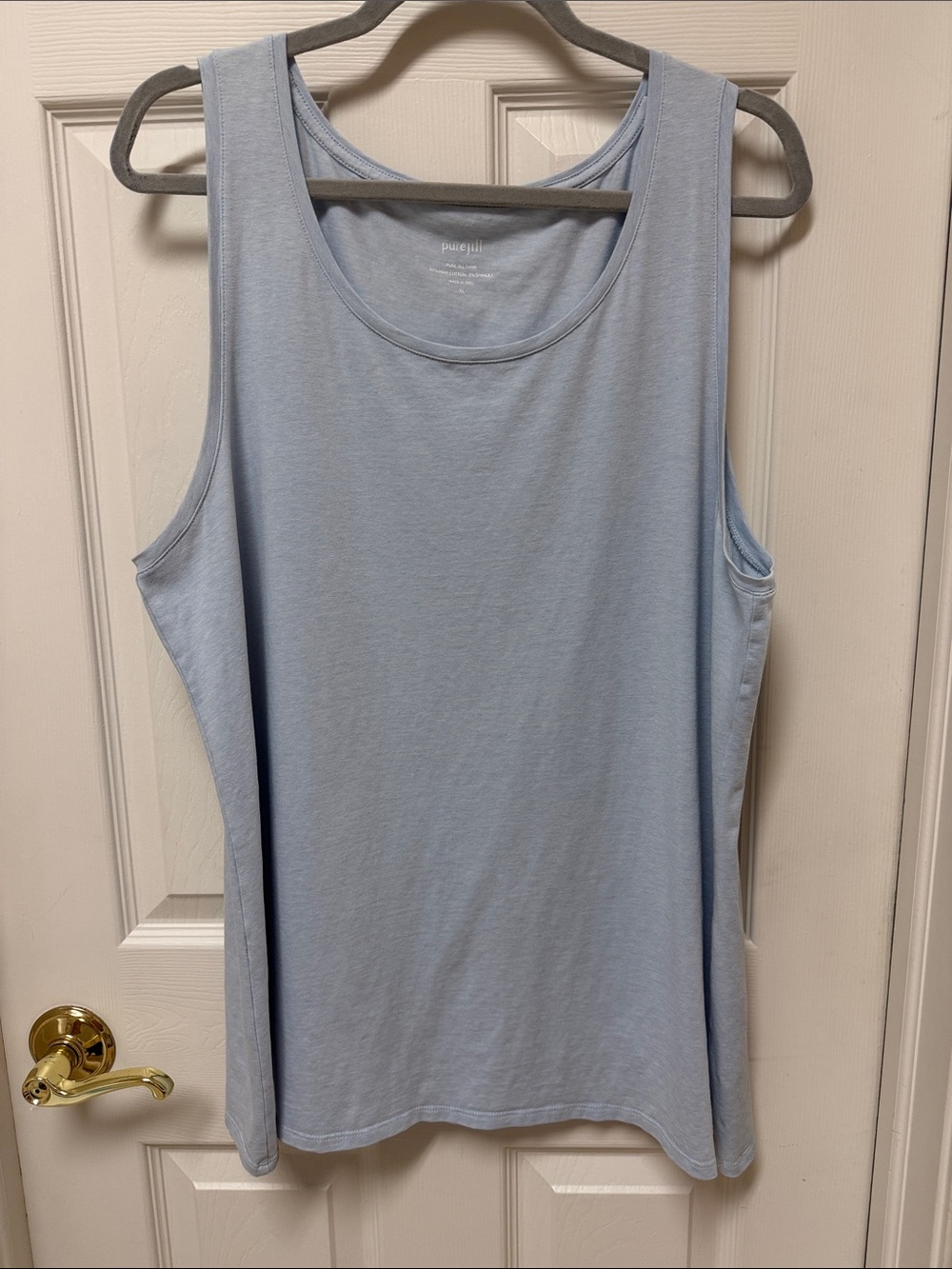 Pure Jill Light Blue Women's Tank Top - Soft Everyday Layering. XL